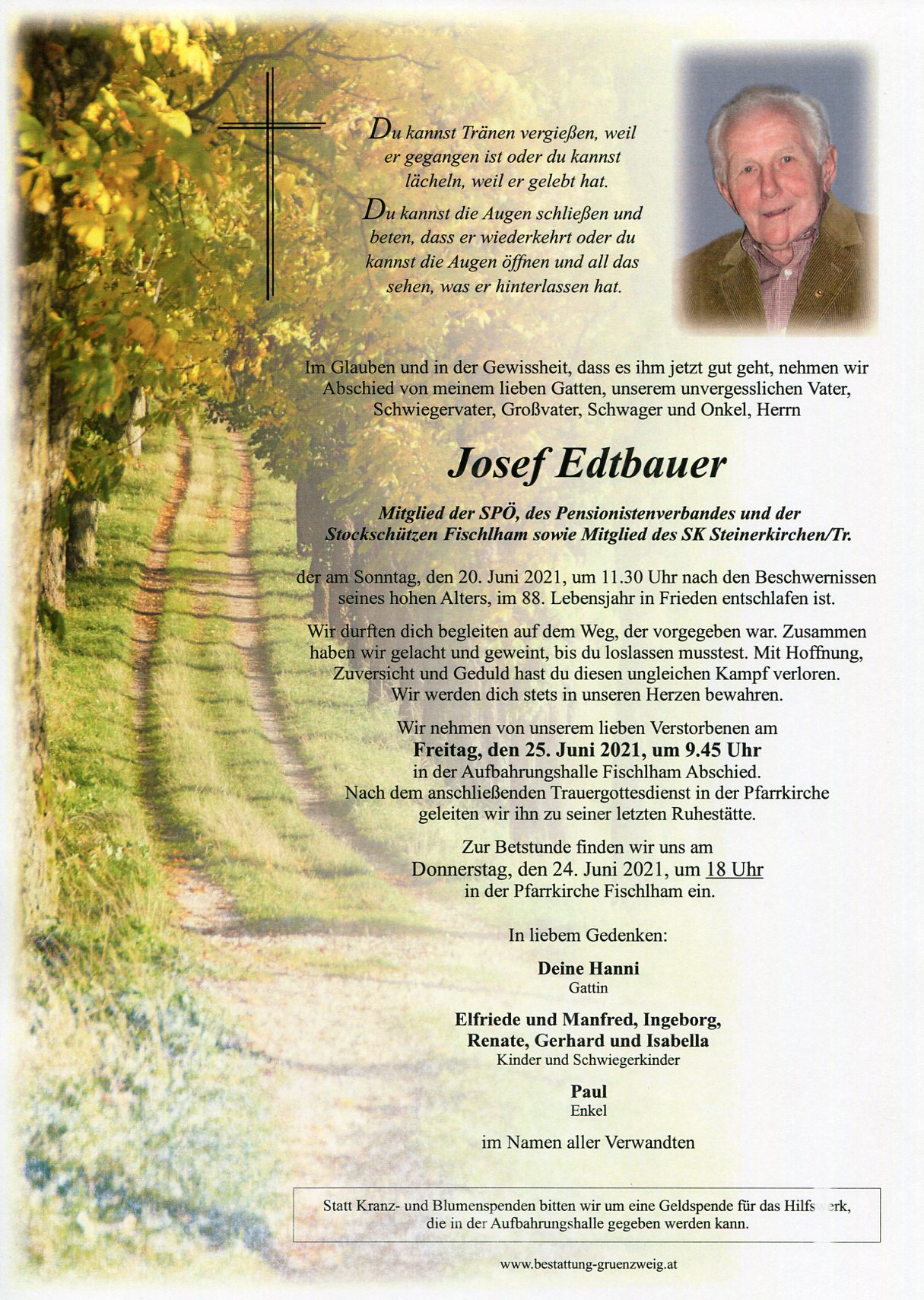 Sterbefälle Seite 3 Bestattung Grünzweig